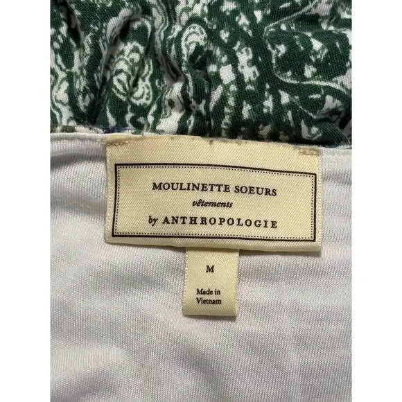 Moulinette Soeurs Anthropologie Brisbane Maxi Dress Women's Medium Paisley Print - Picture 9 of 11